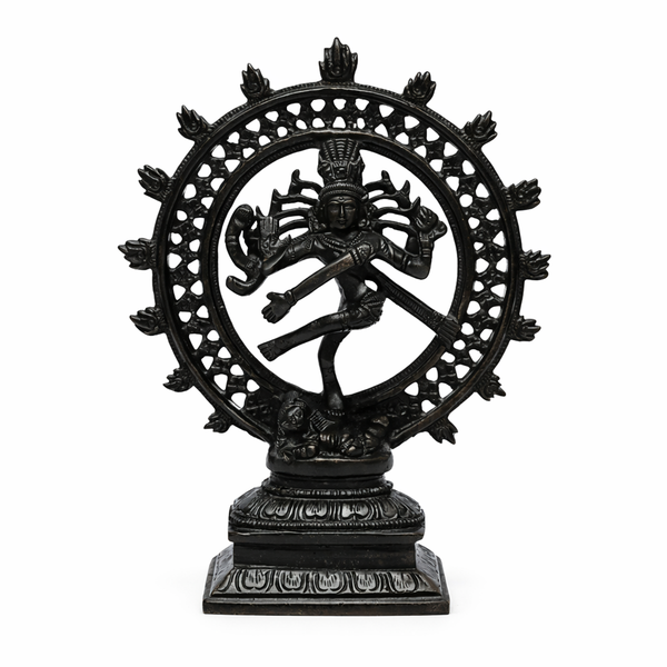 Shiva Nataraj Messing Eénkleurig 20 cm