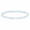 Edelsteen Armband Aquamarijn 4 mm Kralen 19 cm