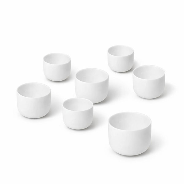 Kristallen Klankschalen Set Chakra Zeven Tonen 7 Schalen