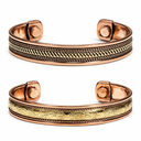 Armbanden Magnetisch Koper Set Van 2 Stuks ±7.5 cm