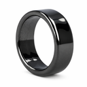 Hematiet Ring Maat 20 Breedte 8 mm