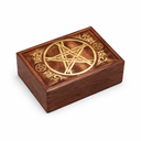 Tarotdoos Pentagram Sheesham Hout MDF