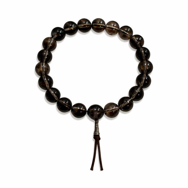 Edelsteen Armband Rookkwarts Powerbead