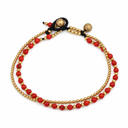 Enkelbandje Gipsy-stijl Carneool