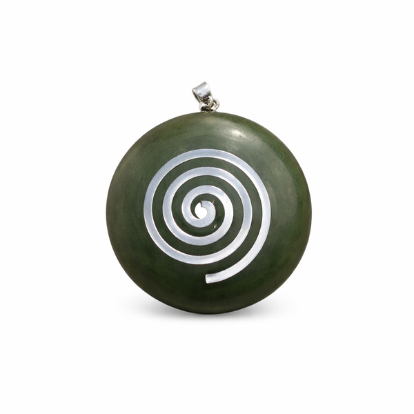 Groene Aventurijn Levensspiraal Donut Hanger