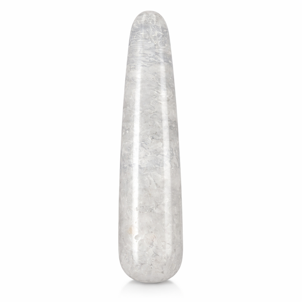Massage Griffel Bergkristal - 10 x 2 cm