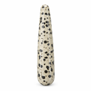 Massage Griffel Jaspis Dalmatiër - 10 x 2 cm