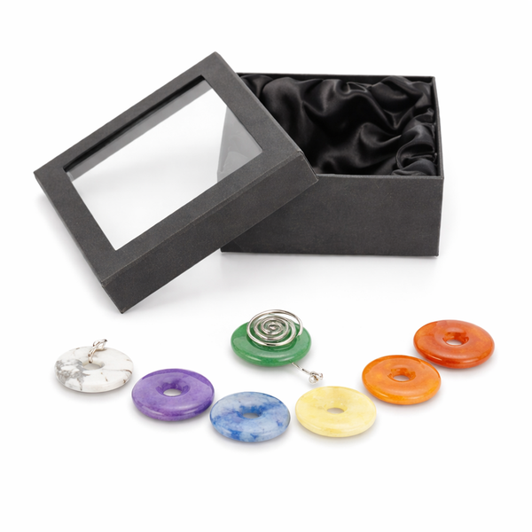 Donut Chakra - Set van 7 stenen (30 mm)