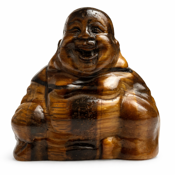 Boeddha van Edelsteen - Tijgeroog (55 mm)
