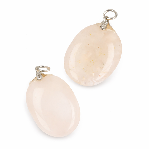 Edelsteen Hanger Chalcedoon Roze