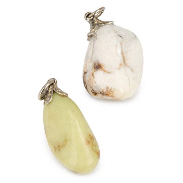 Edelsteen Hanger Chrysopraas Citroen (Gaspeiet)