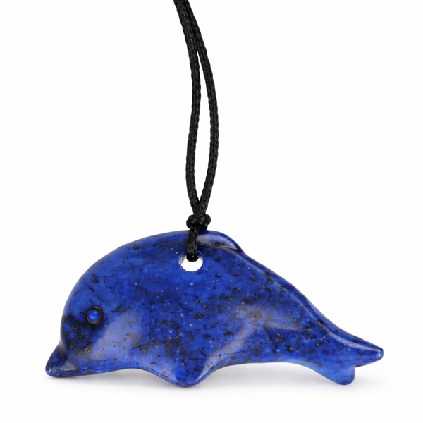 Dolfijn Hanger Howliet Blauw (Doorboord)