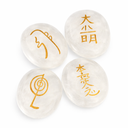 Bergkristal reiki set vier symbolen Cho ku rei Sei he ki Dai koo myo Hon sha ze shon nen