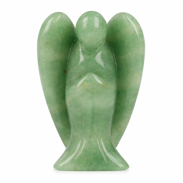Groene Aventurijn Engel Standbeeld