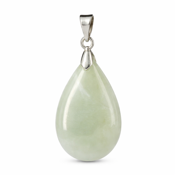 Druppel Hanger Jade Serpentijn