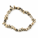 Edelsteen Splitarmband Jaspis Dalmatier