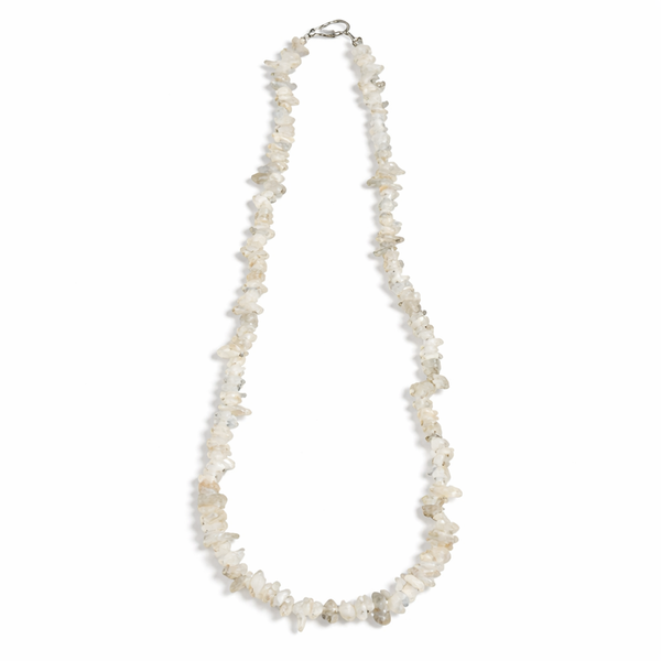 Splitketting Maansteen Wit