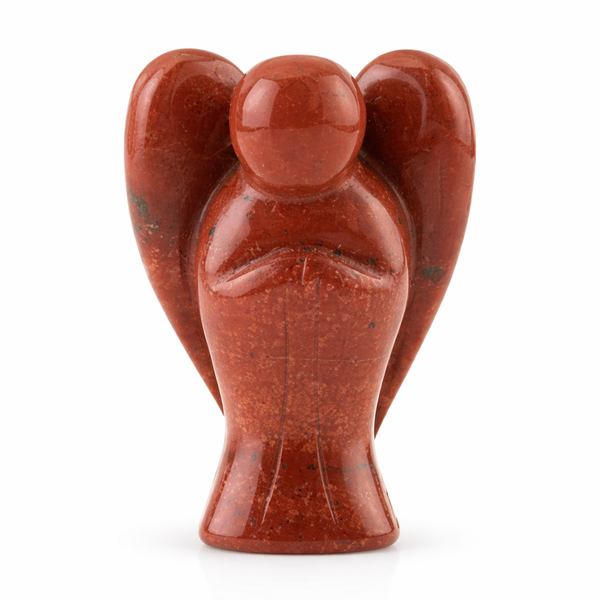 Edelsteen Engel Rode Jaspis (50 mm)
