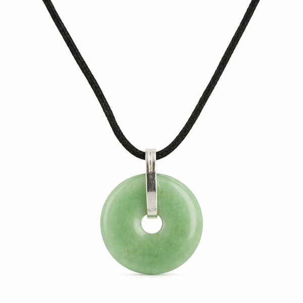 Donuthanger Aventurijn Groen aan Koord (30 mm)