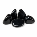 Obsidiaan Zilver Trommelstenen 100g Mexico