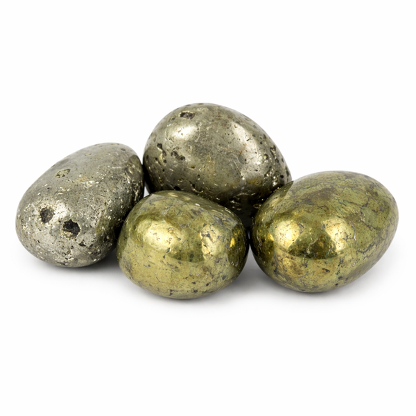 Pyriet Edelstenen 100 gram Handgepolijst uit Peru Drie Stuks