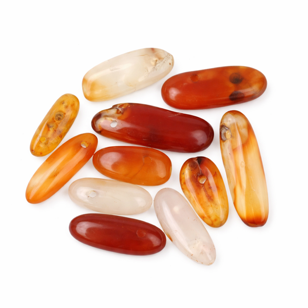 Losse Kralen Carneool Longdrop (11 stuks)