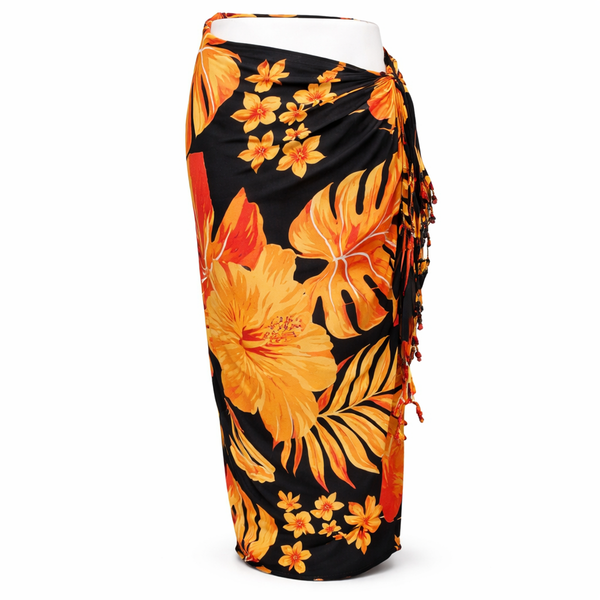 Om Namaste Sarong Oranje Bladen Mooie Zomer Strand Sauna Decoratie