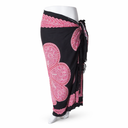 Om Namaste sarong bloem roze voor sauna of strand