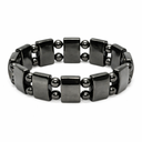 Fantasy magneetarmband met diverse kralen op stevig elastiek