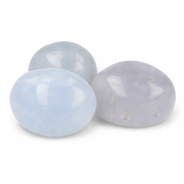 Chalcedoon Trommelstenen A-kwaliteit 100 gram uit Namibië