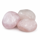 Roze kwarts trommelstenen B-kwaliteit 250 gram uit Brazilië