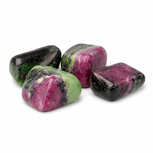 500 gram Afrikaanse Robijn in Zoisiet trommelstenen