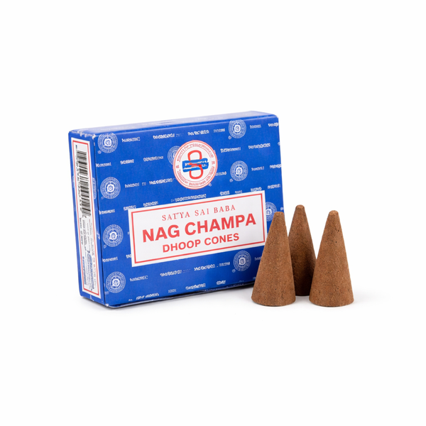 Orginele Nag Champa wierook wereldwijd populair 10 kegels per doosje