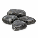 Larvikiet trommelstenen 100 gram vier stuks