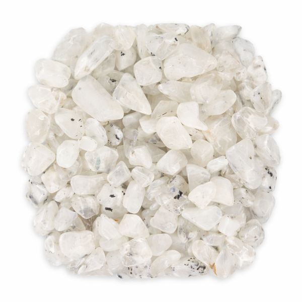 Trommelstenen Maansteen Regenboog (5-10 mm) - 100 gram