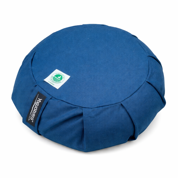 YogaStyles Organic Zafu Meditatiekussen Petrol Biologisch Katoen