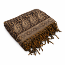 YogaStyles Meditatiedeken Licht Donkerbruin Acrylic Wool Nr 123