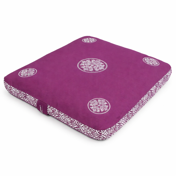 YogaStyles Zabuton Paars Comfortabel Meditatiekussen Duurzaam en Stijlvol Design