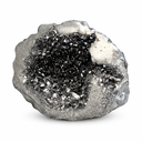 Zilverkleurige Bergkristal geode Marokko spirituele decoratie