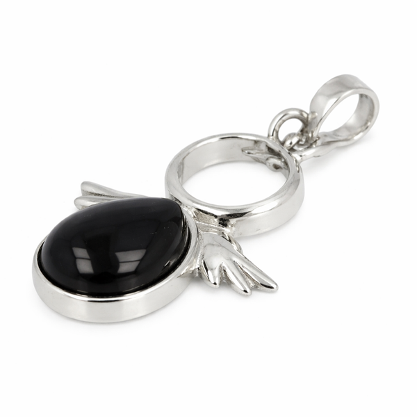 Beschermengel Hanger Obsidiaan - April
