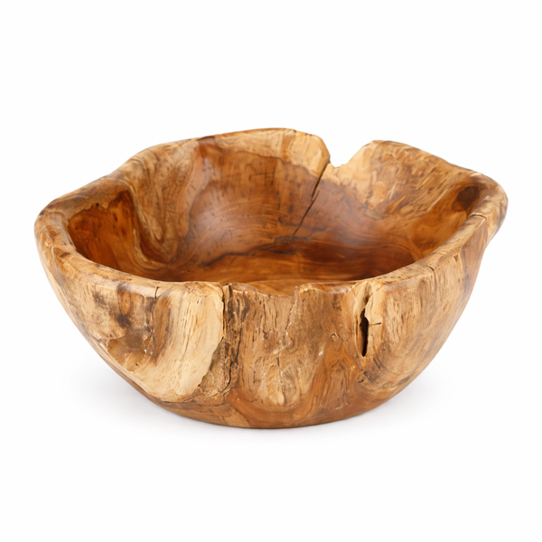 Decoratieve Schaal Teakhout (ca. 25x15 cm)