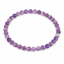 Edelsteen Armband Amethist - kinderarmbandje - 4 mm