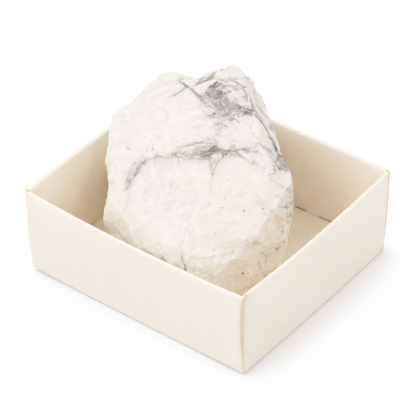 Ruwe Edelsteen Witte Howliet