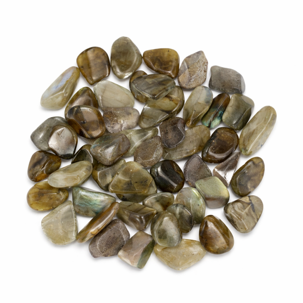 Trommelstenen Labradoriet - 50 gram