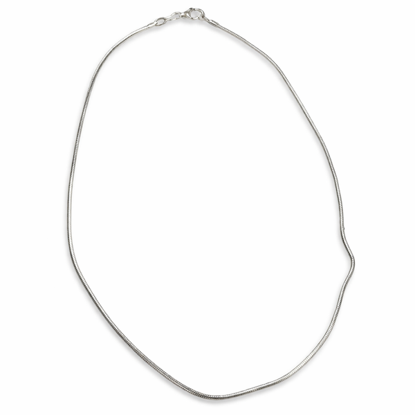 Zilveren Collier Snake 40 cm Los