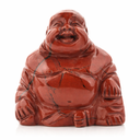 Edelstenen Beeld Boeddha Jaspis rood - 50 mm