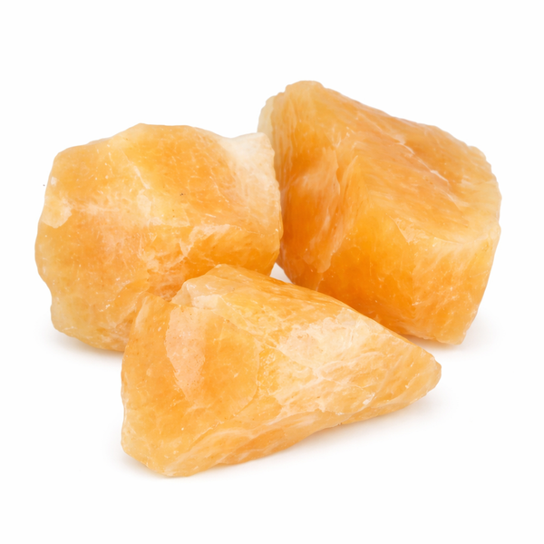 Ruwe Gele Calciet Edelsteen 2 - 4 cm (250 gram)