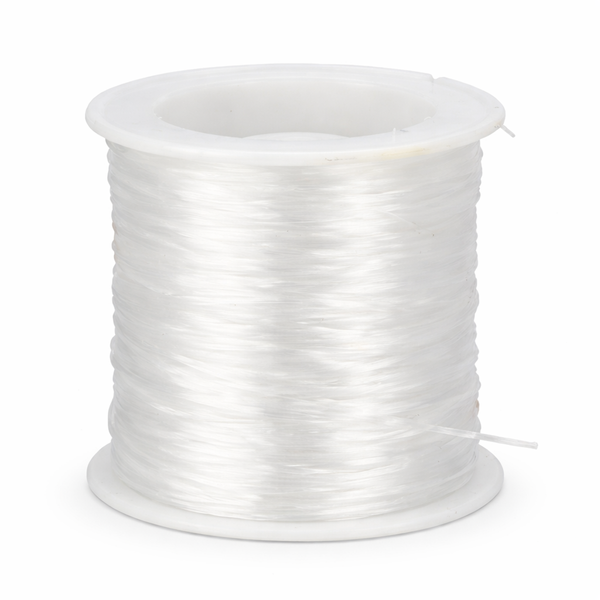 Transparant Elastiek (55 meter - 0,6 mm)