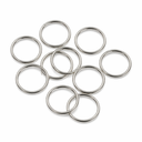 Zilverkleurige Splitringen - 8 x 1 mm (10 stuks)