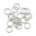 Zilverkleurige Buigringen - 5 x 0,7 mm (20 stuks)